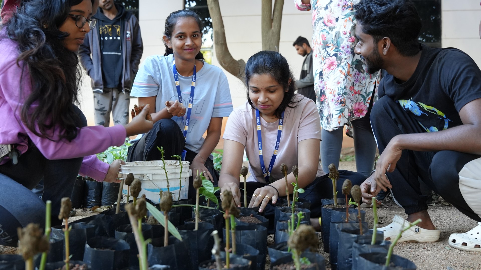 Hands-on planting experience at the Centre for Agri Tourism